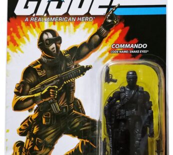G.I. Joe 25th Anniversary Comic Series Cardback: Snake Eyes (Commando) 3.75 Inch Action Fi