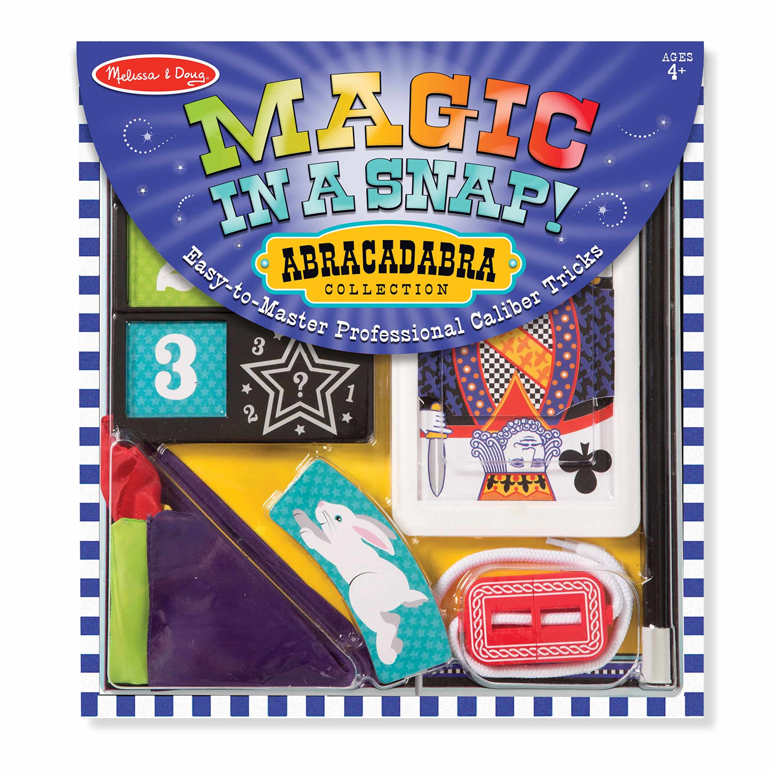 Melissa & Doug Magic in a Snap! Abracadabra Collection Magic Tricks Set (10 pcs) - For Kid