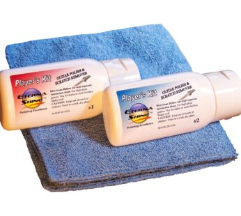 Player’s Kit Guitar Polish and Scratch Remover by Eternashine, with Cloth