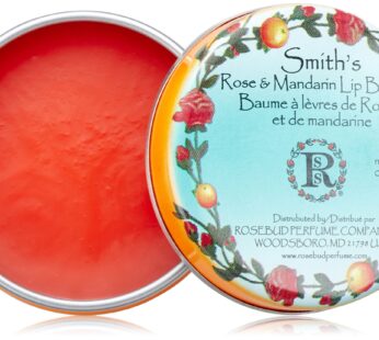 Rosebud Smith’s Lip Balm, Rose and Mandarin, 0.8 Ounce