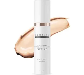 DRMTLGY Anti-Aging Tinted Moisturizer with SPF 46. Universal Tint. All-In-One Light Sheer