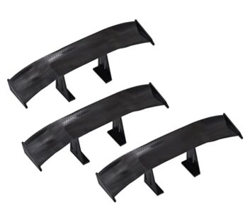 3Pcs Universal Car Mini Spoiler Wing, Creatiee Auto Car Tail Wing Mini Auto Carbon Fiber T