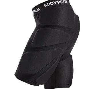 Bodyprox Protective Padded Shorts for Snowboard,Skate and Ski,3D Protection for Hip,Butt a