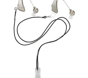 Hearing Aid Clip – Protective Holder with Anti Lost Lanyard Cord – Rope with Loops and Cli