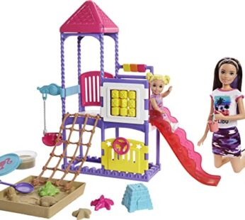 Barbie Skipper Babysitters Inc. Climb ‘n Explore Playground Dolls & Playset with Babysitti