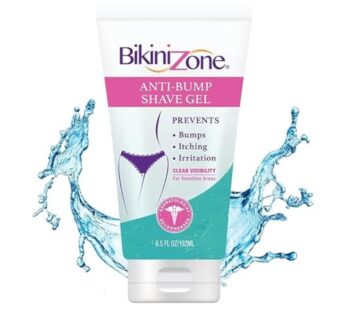 Bikini Zone Anti-Bumps Shave Gel – Close Shave w/No Bumps, Irritation, or Ingrown Hairs –