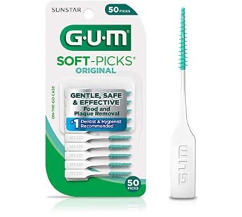 GUM-6323R Soft-Picks Original Dental Picks, 50 Count (Pack of 6)