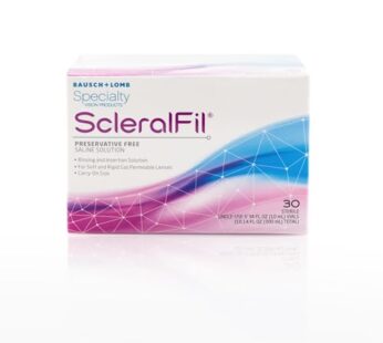ScleralFil Preservative Free Saline Solution for Scleral, Soft, & Rigid Gas Permeable Lens