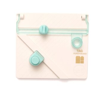 We R Memory Keepers Makers- Tag Punch Board, 18x16x4 com, Off-White