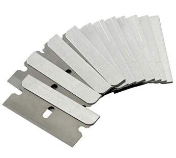 Bates- Single Edge Razor Blades, 50 Pack, Silver, Razor Blades Single Edge, Straight Edge