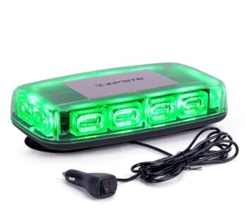Xprite 12″ Green 72LED Rooftop Mini Strobe Light Bar Magnetic Mount Emergency Safety Warni