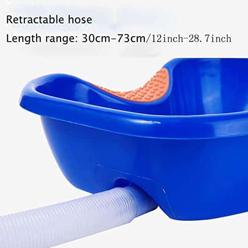 Bedside Shampoo Basins,Shampoo Basin,Portable Hair Washing Hair Washing Basin with Head Cu - Image 2