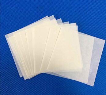 Rebrisbol Weighing Paper 500pcs, 4 x 4 Inches Laboratory Sample Weighing Paper, Non-Stick