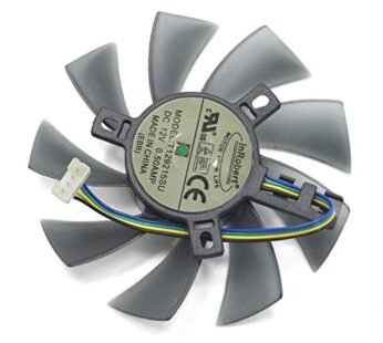 inRobert DIY Two Ball Bearing Graphic Card Fan 85mm Diameter 40x40x40mm Cooling Fan for Gi