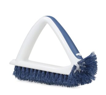 Unger 2-in-1 Grout & Corner Scrubber Brush Tool   Cleaning Brush, Showers, Grout, Shower D