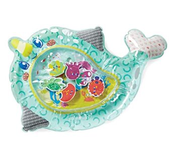 Infantino Wee Wild Ones Pat & Play Water Mat – Narwhal Themed Water mat for Infants and Ol