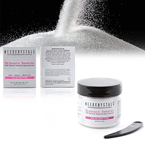 NeedCrystals Microdermabrasion Crystals DIY Facial Scrub. Natural Face Exfoliator for Dull - Image 4
