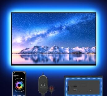 Nexillumi LED Lights for TV, 9.8ft TV LED Backlight for 32-43 Inch, RGB LED Strip Lights B