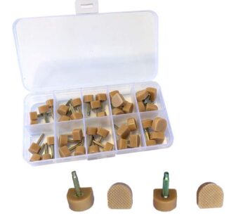 High Heel Tips Replacement kit, Beige Taps Caps Replacement Repair, U-Shape Dowels 20 Pair