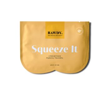 BAWDY Squeeze It – Citrus Beauty Butt Mask – Illuminating + Rejuvenating Bum Mask – 2 Shee