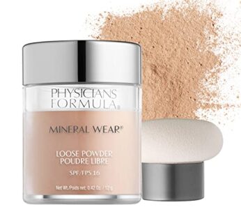 Physicians Formula Mineral Wear Talc-Free Loose Powder Creamy Natural, Dermatologist Teste