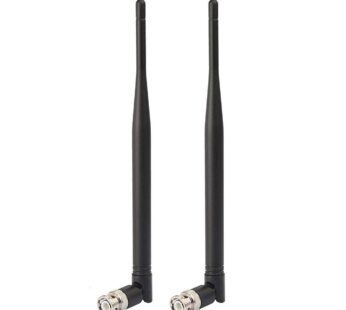 Bingfu Wireless Microphone Receiver Antenna UHF 400MHz-960MHz BNC Male Antenna (2-Pack) fo