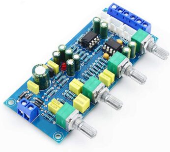 HiLetgo NE5532 OP-AMP HiFi Preamplifier Pre Amplifier Bass Treble Balance Volume Tone Cont