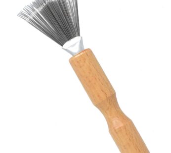 Hair Brush Cleaner with Metal Wire Rake for Hair Dust Lint Removal