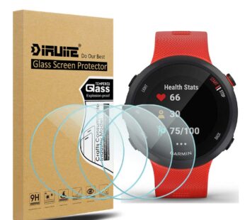 Suoman 4-Pack for Garmin Forerunner 55/45 / 45S Screen Protector Tempered Glass for Garmin