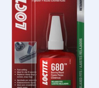 LOCTITE 680 High Strength Bearing Mount For Relaxed Fits, O.E.M. Specified, Anaerobic, Hig
