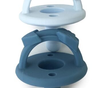 Itzy Ritzy Silicone Pacifiers for Newborn – Sweetie Soother Pacifiers Feature Collapsible