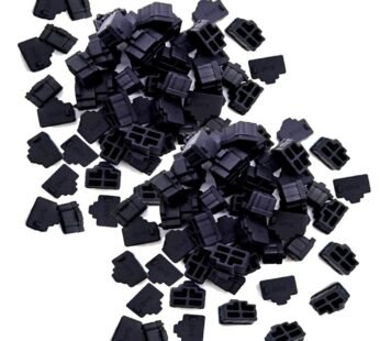 Silicone 110Pcs Ethernet Hub Port RJ45 Anti-Dust Cover Plugs Protector Stopper Cap for Fem