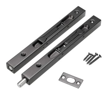 Sumnacon 2Pcs 8 Inch Door Bolts – Stainless Steel Concealed Security French Door Locks wit