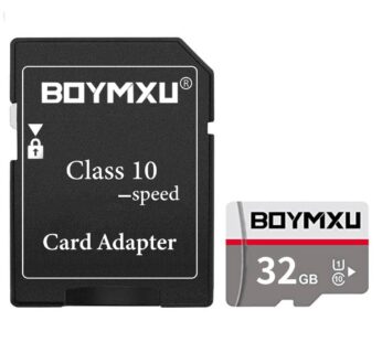 32GB BOYMXU TF Card with Adapter,High Speed Memory Card Class 10 TF Card Memory Card for P