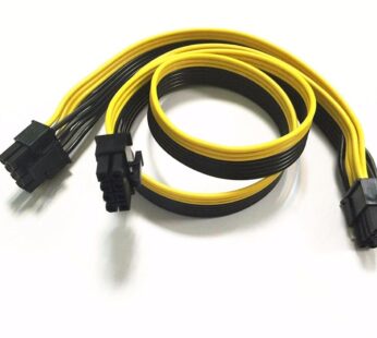 TeamProfitcom PCI-e 8 Pin Male to Dual 8 Pin (6+2) Male PCI Express Power Adapter Cable fo