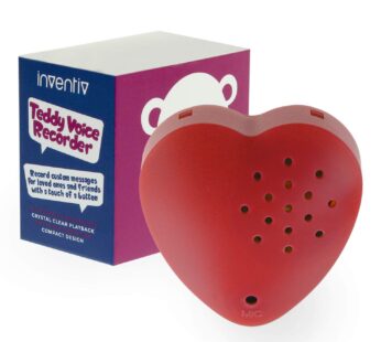 1 Pack, Inventiv 60 Second Voice Sound Recorder Module for Plush Toy, Stuffed Teddy Bear A