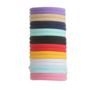 inSowni 50 Pack Super Soft Stretchy DIY Solid Nylon Headbands Baby Hair Bands One Size Fit
