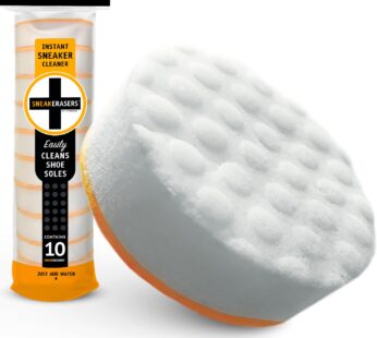 SneakERASERS Instant Sole and Sneaker Cleaner, Premium, Disposable, Dual-Sided Sponge for