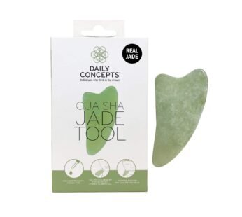 DAILY CONCEPTS Gua Sha Jade Facial Tool, 1 Count