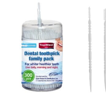 TOPMED ETS Brush Picks Toothpicks Hygiene Sticks (300 Count)