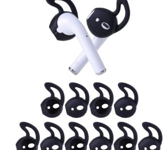 OneCut 5 Pairs Silicone Ear Tips Compatible for AirPods 1&2,Silicone Soft Anti-Slip Sport
