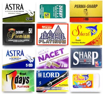 Razor Blades Club Astra-Derby-Shark-Permasharp-Sharp-Lord 60 Quality Double Edge Razor Bla