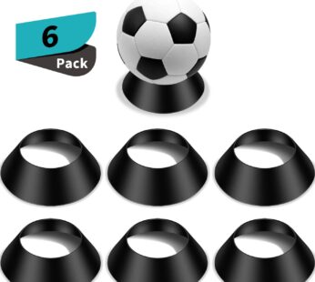 6 Pcs Ball Display Stand Memorabilia Ball Pedestal Ball Stand Holder Soccer Ball Stand for