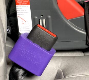 2-Pack Seat Belt Buckle Booster (BPA Free) – Raises Your Non-Recessed Seat Belt for Easy A