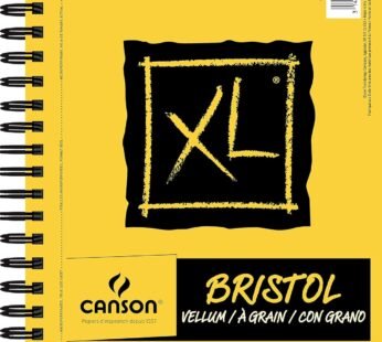 Canson XL Series Vellum Bristol, Yellow/Black, 7×10