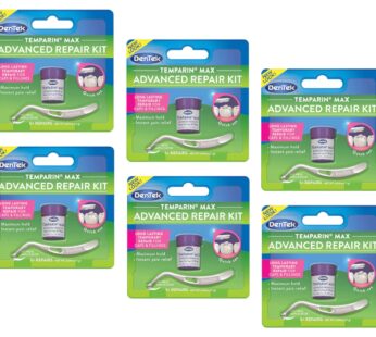 DenTek Temparin Max Lost Filling and Loose Cap Repair Kit, One Step Formula, 5+ Repairs, 0