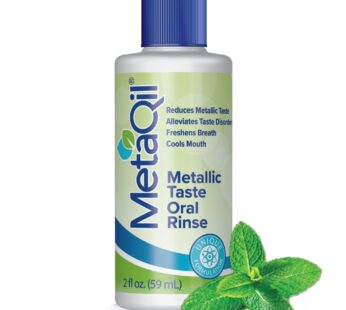 MetaQil Oral Rinse, Proven to Relieve Metallic, Bitter and Other Taste Disorders, Made fro