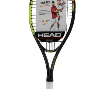 HEAD Tour Pro Tennis Racket – Pre-Strung Head Light Balance 27 Inch Racquet – 4 3/8 In Gri