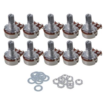 Guitar Potentiometer Volume Tone Pots Switch Control A500k Pack of 10