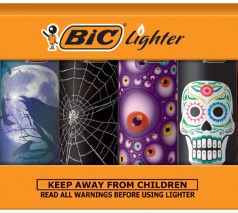 BIC Special Edition Spooky Series Lighters, Set of 8 Lighters
